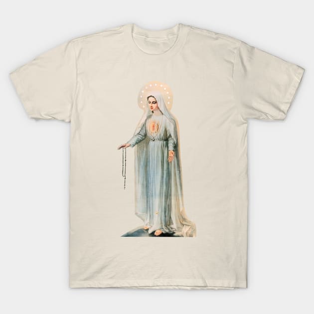 Our Lady of Rosary T-Shirt by big_owl